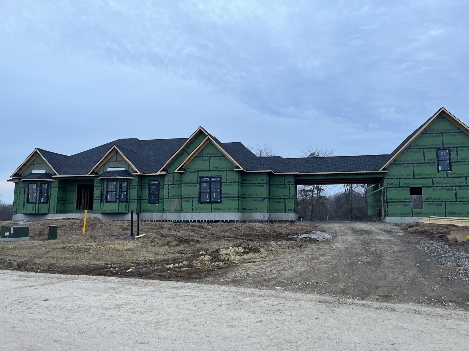 Timber Banks - Smolen Homes, The Barletta, under construction
